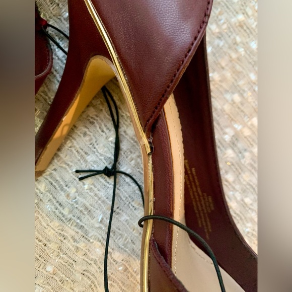 Marc New York Burgundy Heels NEW - 6 - Picture 8 of 11